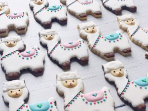 Birthday Llama Cookies