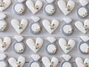 Simple Wedding Favour Cookies