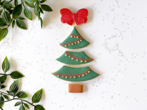 Christmas Tree Puzzle Cookies