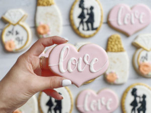 Engagement Love Cookies